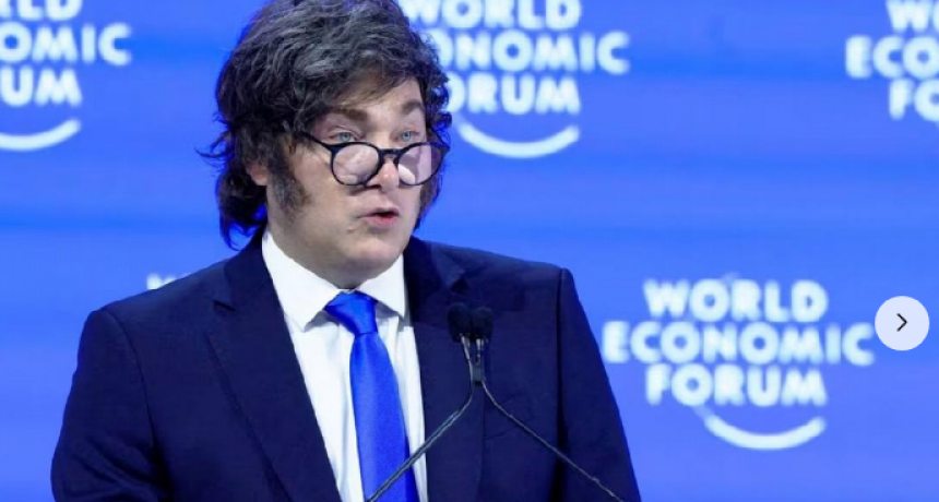 Milei habló en Davos: 