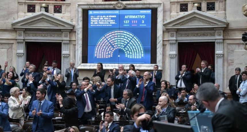 Glaciares, la mejor noticia para el Gobierno en dos meses