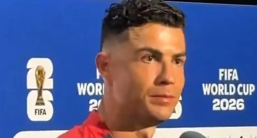 La terrible reacci&oacute;n de Cristiano Ronaldo cuando nombraron a Lionel Messi en una entrevista