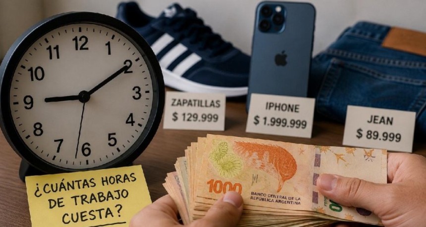 &iquest;Cu&aacute;ntas horas hay que trabajar para comprar un bien?
