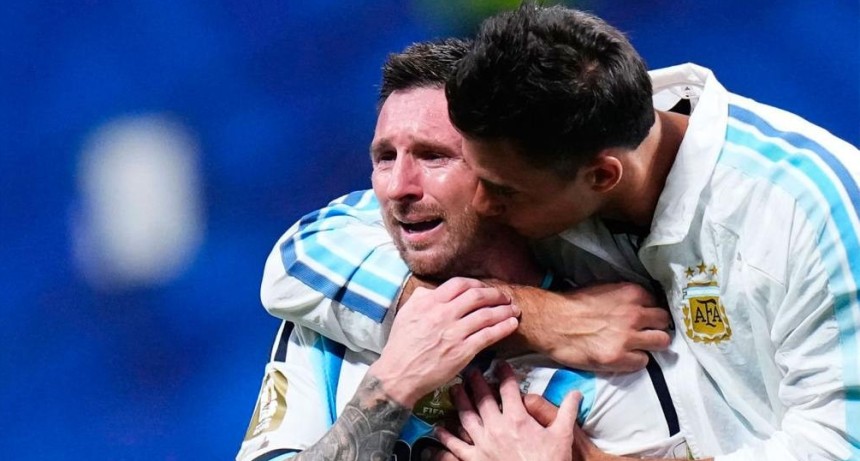 La emoci&oacute;n que dan las l&aacute;grimas de Messi