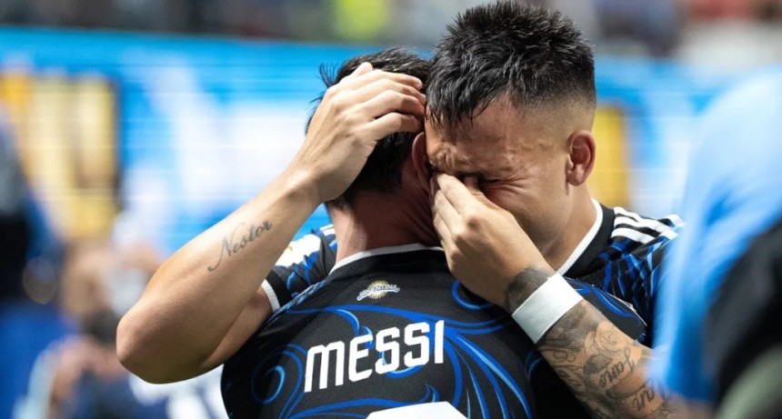 Lautaro Mart&iacute;nez, h&eacute;roe de Argentina: 