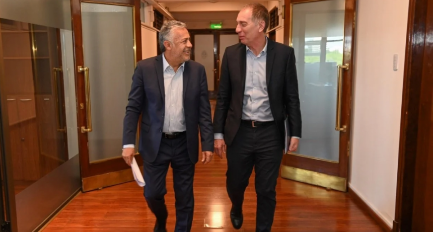 Santilli visitó a Cornejo en busca de respaldo a las reformas que impulsa Milei