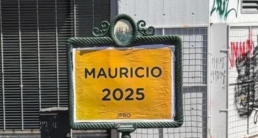 Aparecieron carteles de 