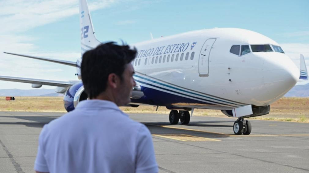 Un gesto histórico: Chubut agradeció a Santiago del Estero por el envío del avión hidrante más grande de Sudamérica