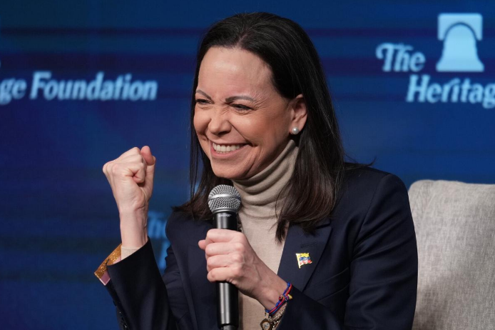 María Corina Machado afirmó que confía en la vuelta a la democracia en Venezuela