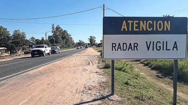 Radares en Rincón: en todo 2022 se registraron más de 23.000 multas por exceso de velocidad en Ruta 1
