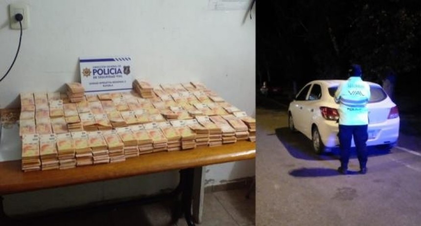 Rafaela: transportaban $ 27 millones sin declarar, quisieron sobornar a los policías y terminaron detenidos