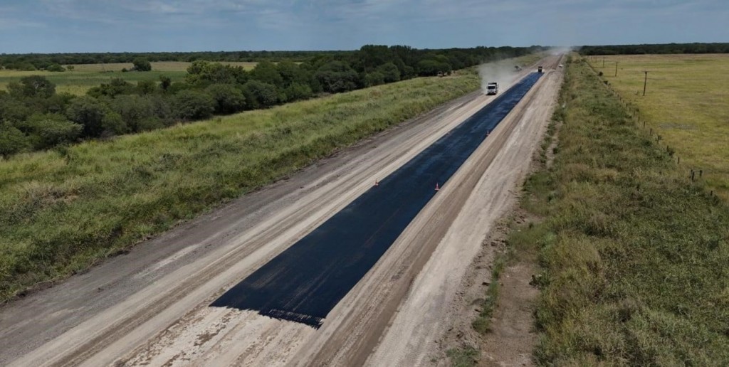 Continúa la pavimentación de la Ruta 31 en el norte santafesino