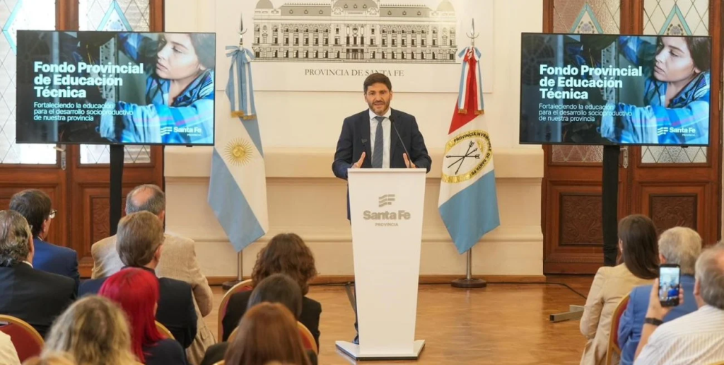 Santa Fe lanz&oacute; un fondo propio de $ 3.500 millones para escuelas t&eacute;cnicas ante la ca&iacute;da de recursos nacionales