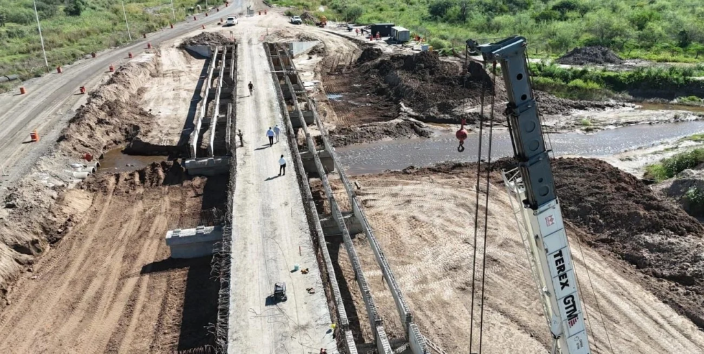 Michlig destac&oacute; avances en el ensanchamiento de tres nuevos puentes sobre la Ruta Provincial N&deg; 4
