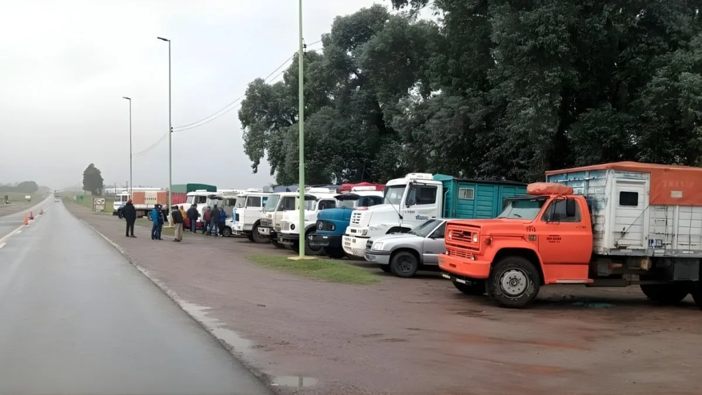 Preocupaci&oacute;n entre exportadores de granos por la protesta camionera: &laquo;afecta la log&iacute;stica en plena cosecha&rdquo;