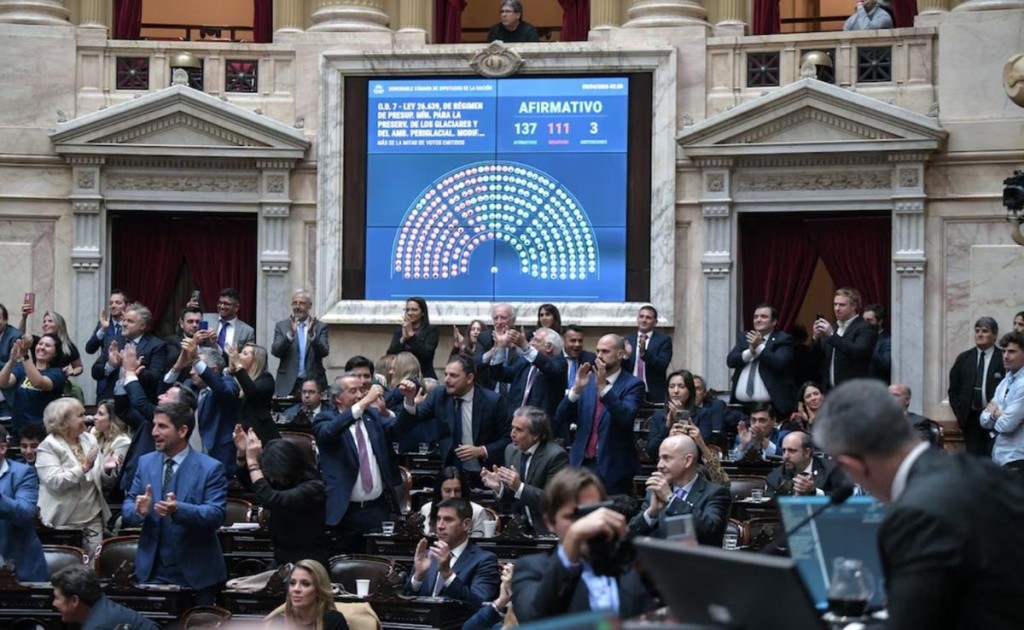 Glaciares, la mejor noticia para el Gobierno en dos meses