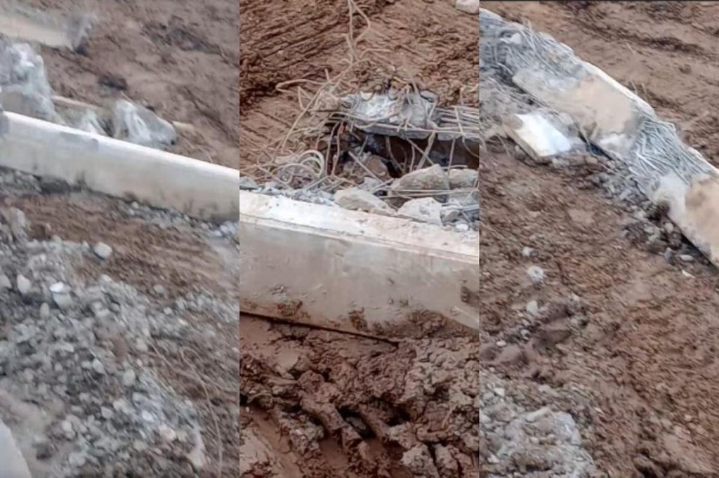 Se desplom&oacute; una viga del nuevo puente carretero en Santa Fe: no hubo heridos