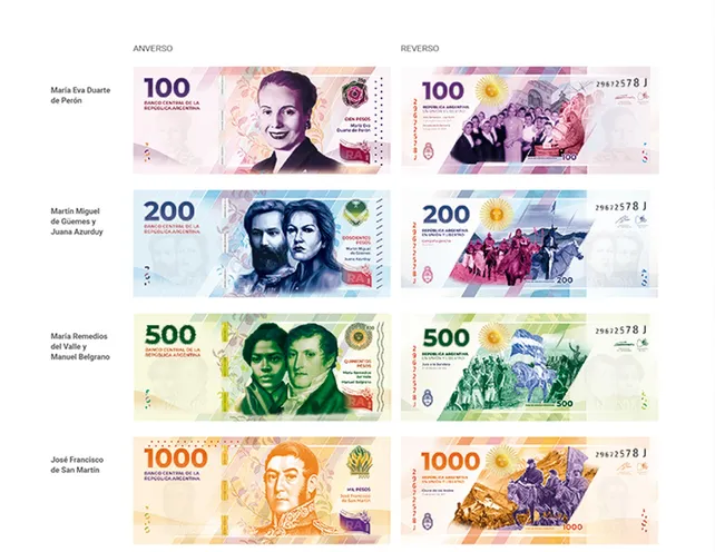 Uno por uno, así son los nuevos billetes que entrarán en circulación antes de fin de año