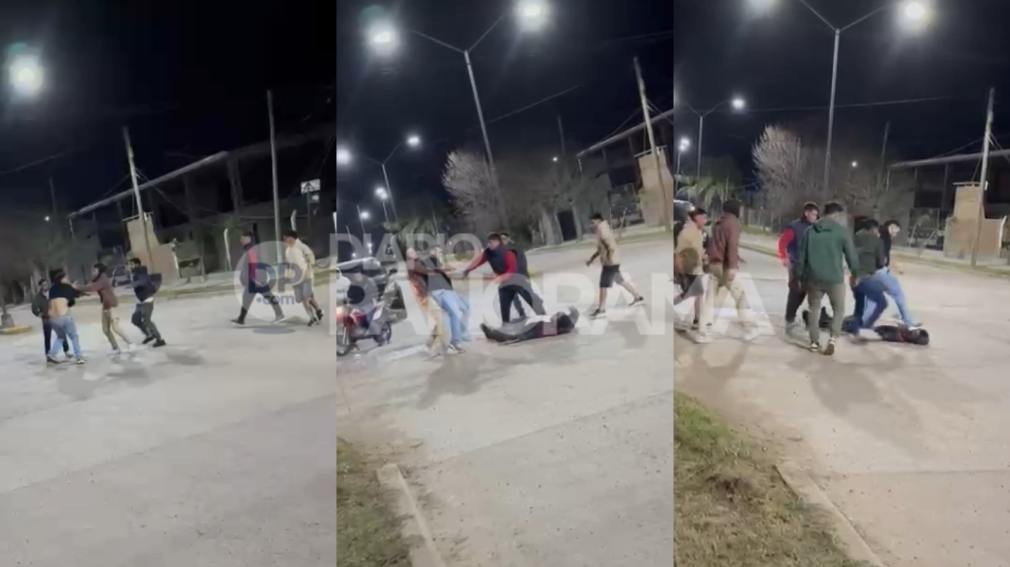 VIDEO | Salvaje ataque a la salida de un boliche en Bandera: un joven termin&oacute; desfigurado