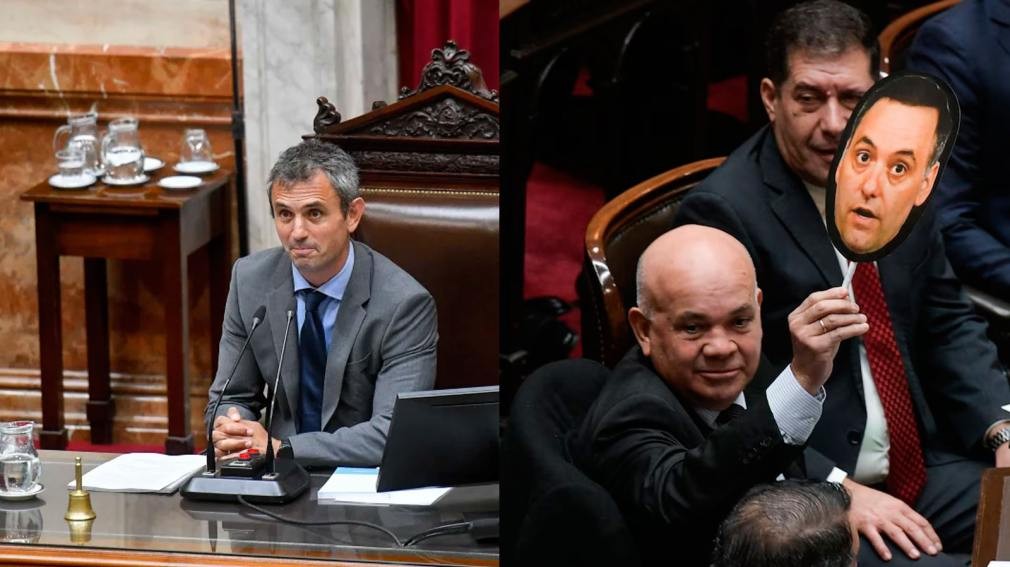 &ldquo;Payasesco&rdquo;: fuerte cruce entre Mart&iacute;n Menem y un diputado peronista en plena sesi&oacute;n por el caso Adorni