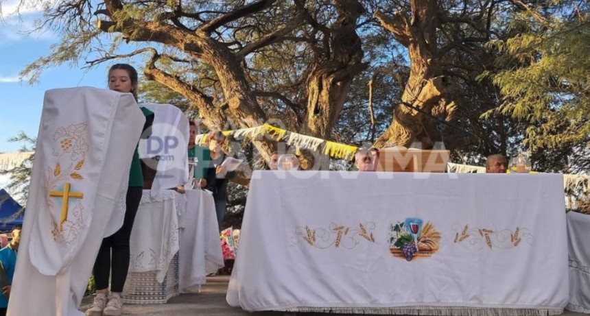 Multitudinaria procesi&oacute;n en Mail&iacute;n: fieles participaron del traslado de la imagen al &Aacute;rbol Santo