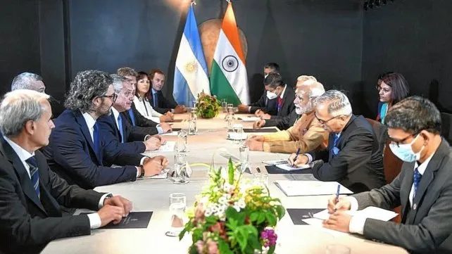 El Presidente mantuvo una reunión bilateral con Narendra Modi, primer ministro de India