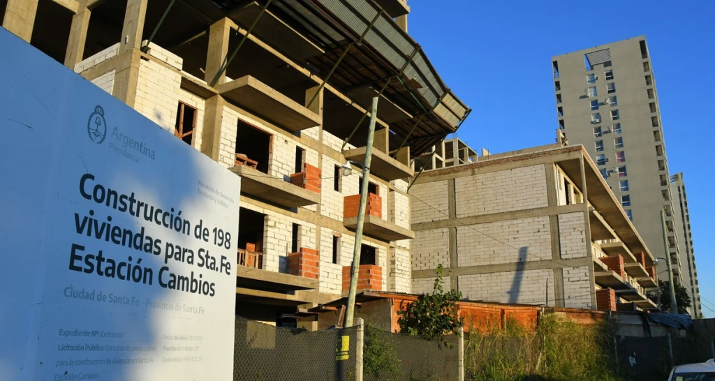 Fin del Procrear: en la ciudad de Santa Fe quedaron dos desarrollos urbanísticos paralizados