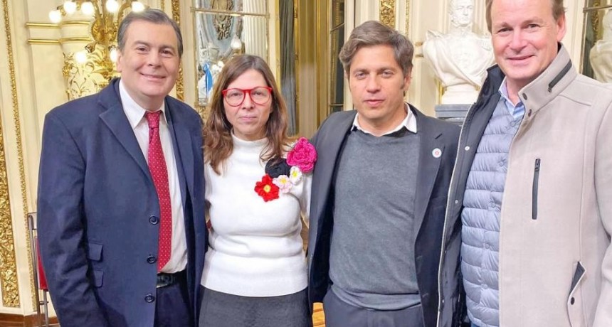 Zamora participó del acto en Casa Rosada y manifestó su apoyo a la nueva gestión
