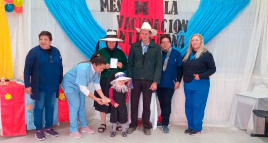 El hospital de Pampa de los Guanacos se sumó al “Mes de la Vacunación Santiagueña”