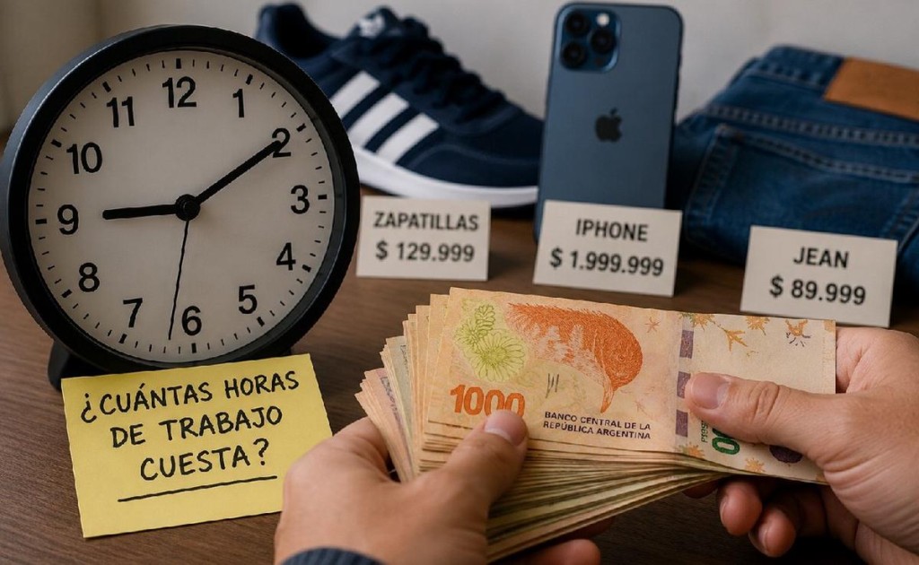 &iquest;Cu&aacute;ntas horas hay que trabajar para comprar un bien?