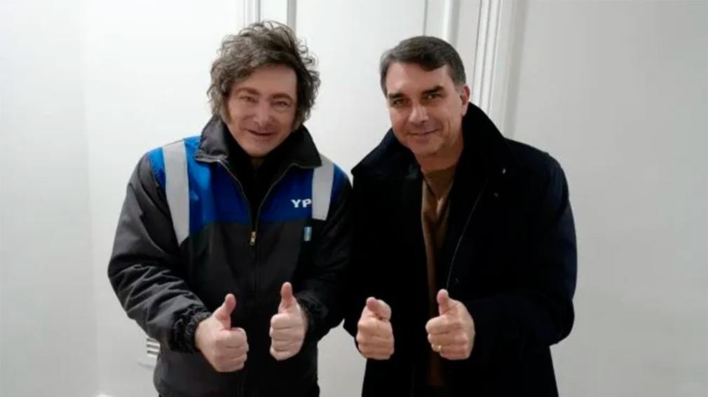 Milei viajar&aacute; a Brasil para respaldar a Flavio Bolsonaro y recibi&oacute; una dura respuesta de Lula