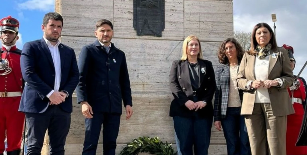 Pullaro y Chiarella encabezaron el acto en homenaje a José de San Martín