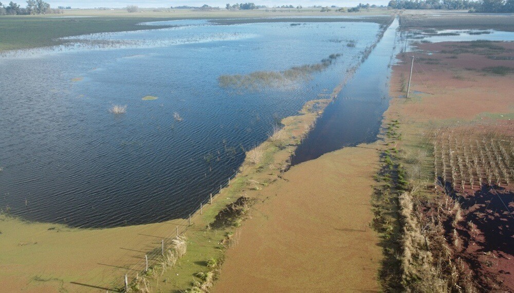 Inundaciones en el corazón bonaerense: estiman más de un millón de hectáreas bajo el agua