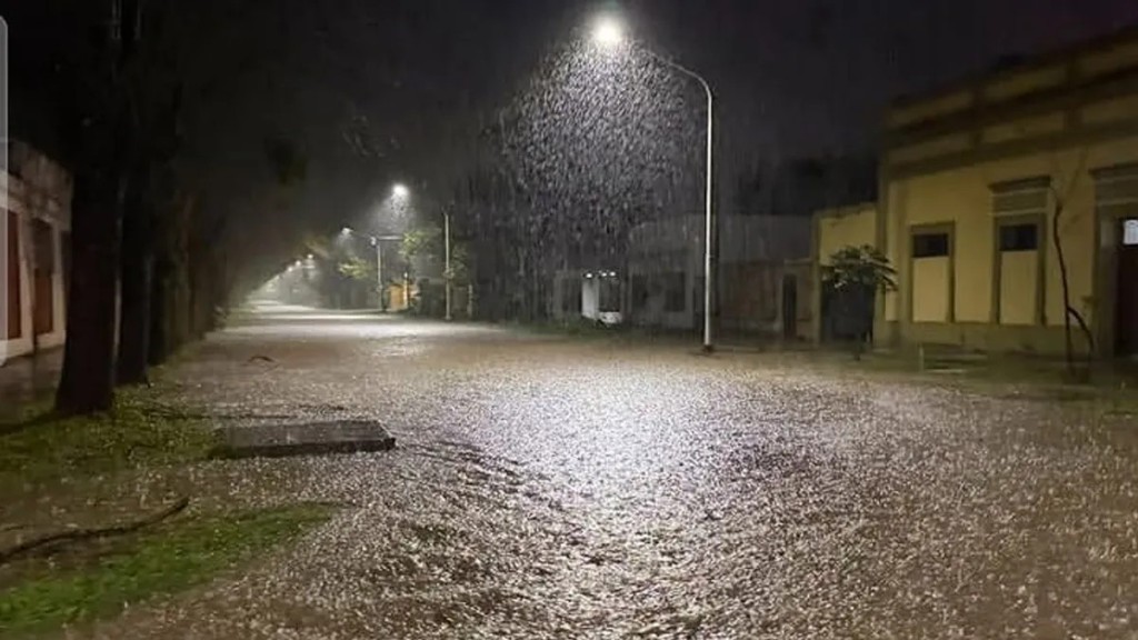 Impactantes im&aacute;genes del temporal que aneg&oacute; a Florencia: cayeron hasta 130 mm en dos horas
