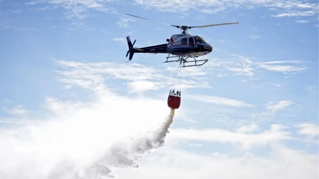 La nueva flota a&eacute;rea de Santa Fe para combatir incendios realiz&oacute; con &eacute;xito las primeras pruebas