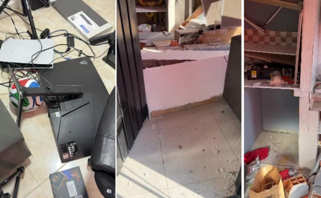 "Estoy vivo": as&iacute; qued&oacute; el departamento de un periodista argentino tras el terremoto en Colombia