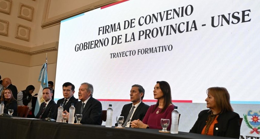 El gobernador El&iacute;as Su&aacute;rez firm&oacute; un convenio hist&oacute;rico para la jerarquizaci&oacute;n y titularizaci&oacute;n docente en la provincia