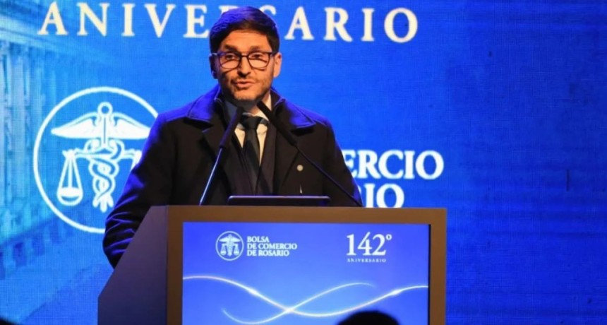 Maximiliano Pullaro y Javier Milei, cara a cara en Rosario: el reclamo del gobernador por las retenciones