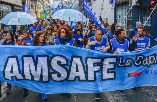 Amsafe lanzó un paro docente para este jueves en rechazo a la reforma jubilatoria