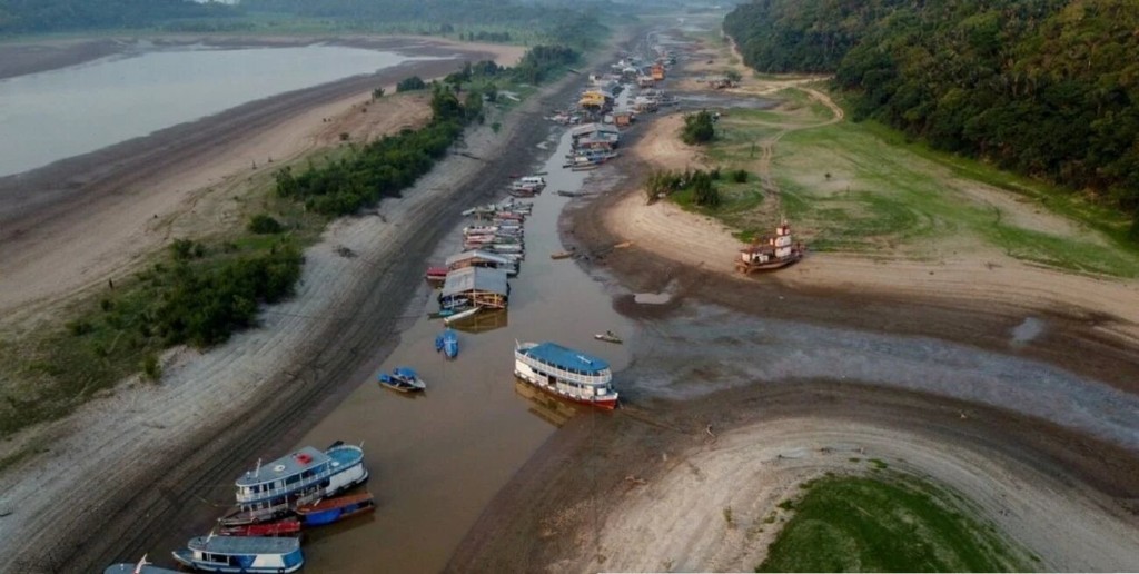 Graves consecuencias por la sequía: se está quedando sin agua el río Amazonas