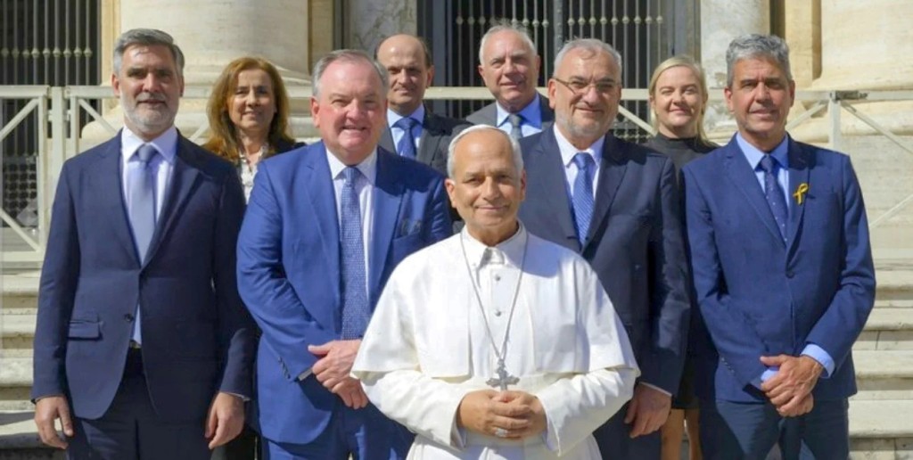 El papa Le&oacute;n XIV recibi&oacute; a senadores de la Provincia de Santa Fe