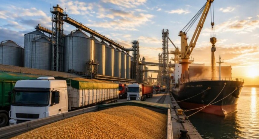 Cosecha r&eacute;cord, log&iacute;stica al l&iacute;mite: a los puertos entran 10.000 camiones por d&iacute;a y se agota la capacidad