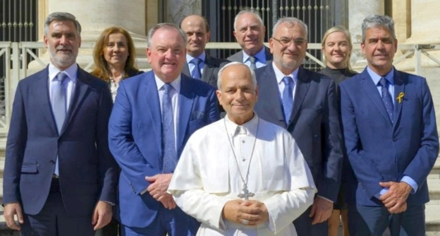 El papa Le&oacute;n XIV recibi&oacute; a senadores de la Provincia de Santa Fe