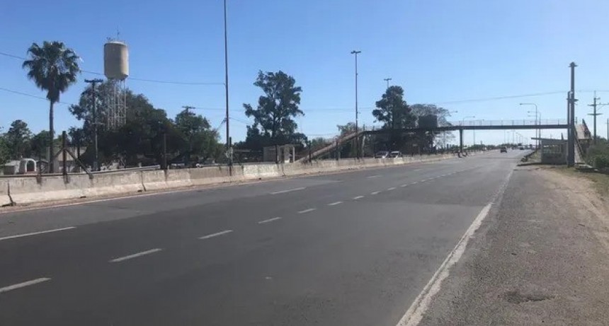 Vandalismo en la Ruta 168: se robaron casi todos los tejidos que evitaban el cruce a pie