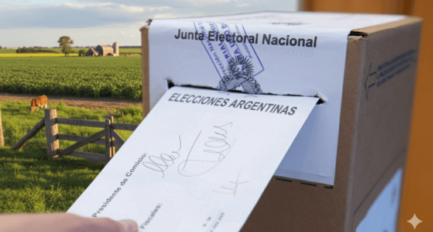 El “voto del campo”: un abrumador apoyo a Milei, incluso en las zonas de Buenos Aires inundadas
