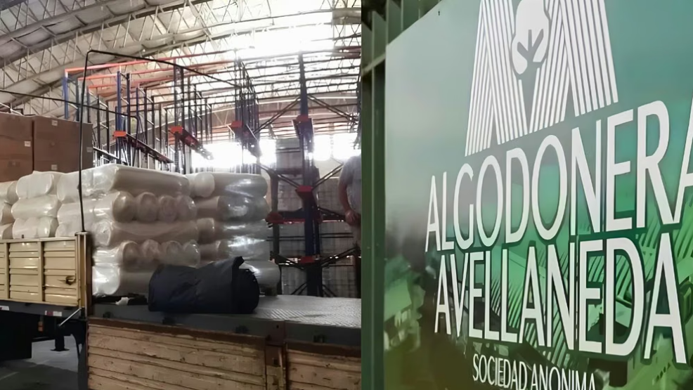La Justicia declar&oacute; la quiebra de Algodonera Avellaneda: peligran 360 puestos de trabajo que dependen de la planta industrial