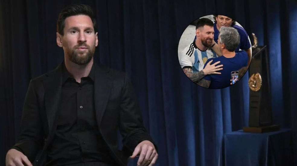 Messi se emocion&oacute; al hablar de su pap&aacute; tras ser reconocido en Espa&ntilde;a: "Seguramente lo est&aacute; disfrutando"