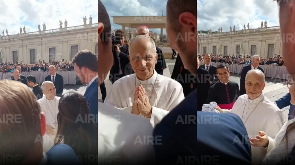 El papa Le&oacute;n XIV le confirm&oacute; a una pareja santafesina que visitar&aacute; Argentina: "All&aacute; vamos"