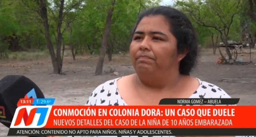 &ldquo;Qu&eacute; no lo larguen nunca&rdquo;: el fuerte pedido de la abuela de la ni&ntilde;a de 10 a&ntilde;os embarazada