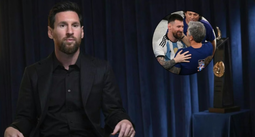 Messi se emocion&oacute; al hablar de su pap&aacute; tras ser reconocido en Espa&ntilde;a: 