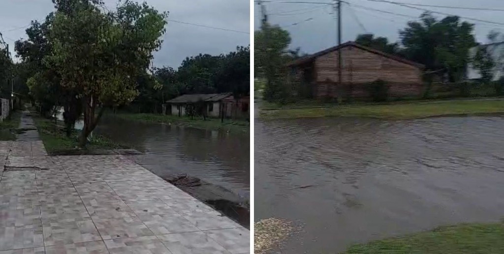 En 40 minutos precipitaron 115 milímetros en Villa Guillermina