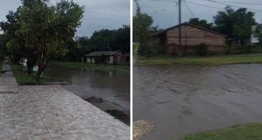 En 40 minutos precipitaron 115 milímetros en Villa Guillermina