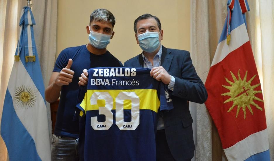 Exequiel Zeballos visitó al Gobernador Zamora